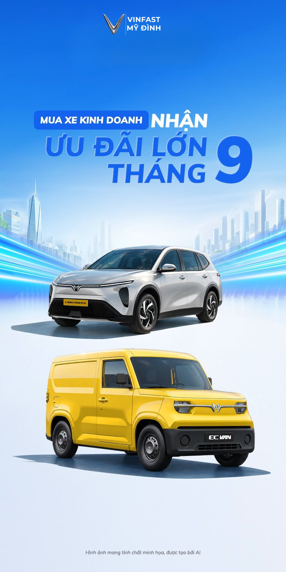 Ưu Đãi Xe Kinh Doanh VinFast Tháng 9/2026