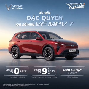 VinFast VF MPV 7 ưu đãi 9%
