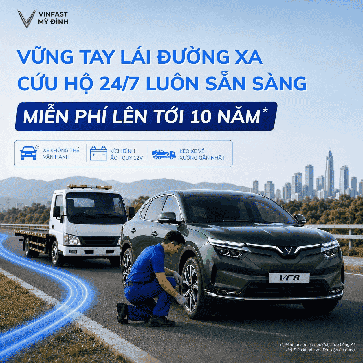 Dịch vụ cứu hộ VinFast