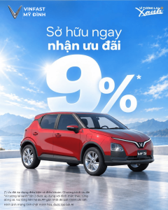 VF 5 ưu đãi 9%